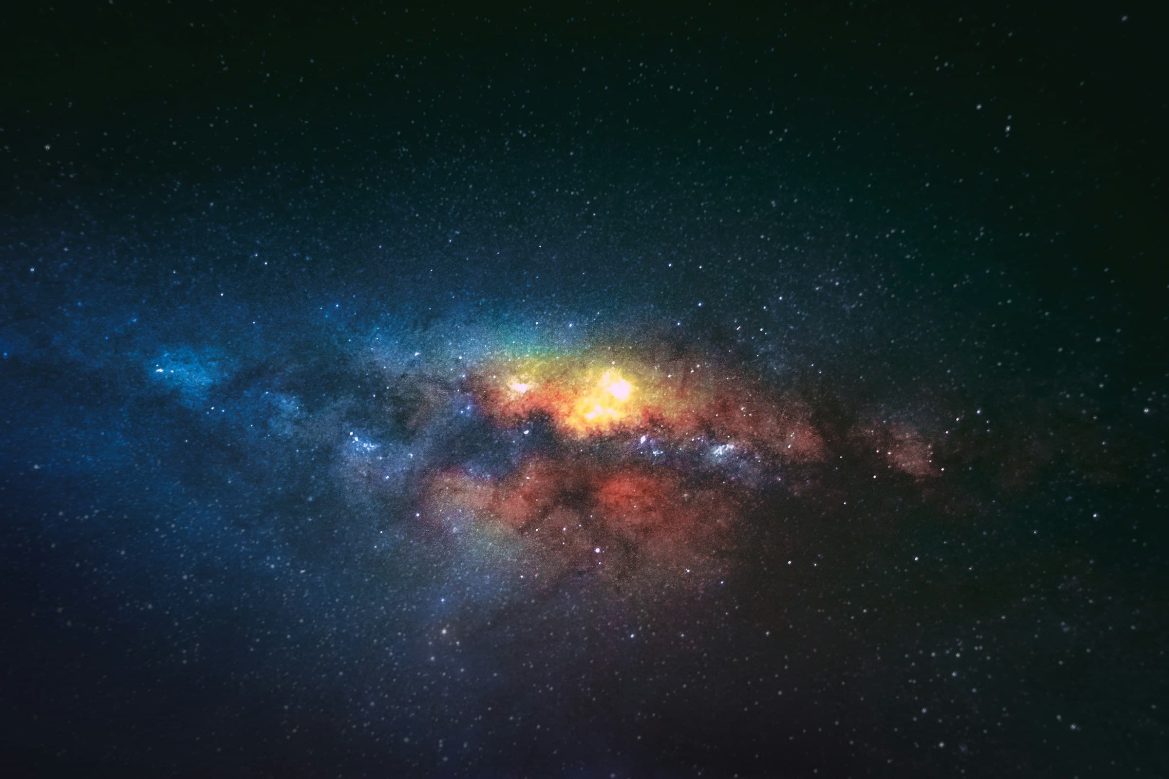 A colourful band of the Milky Way